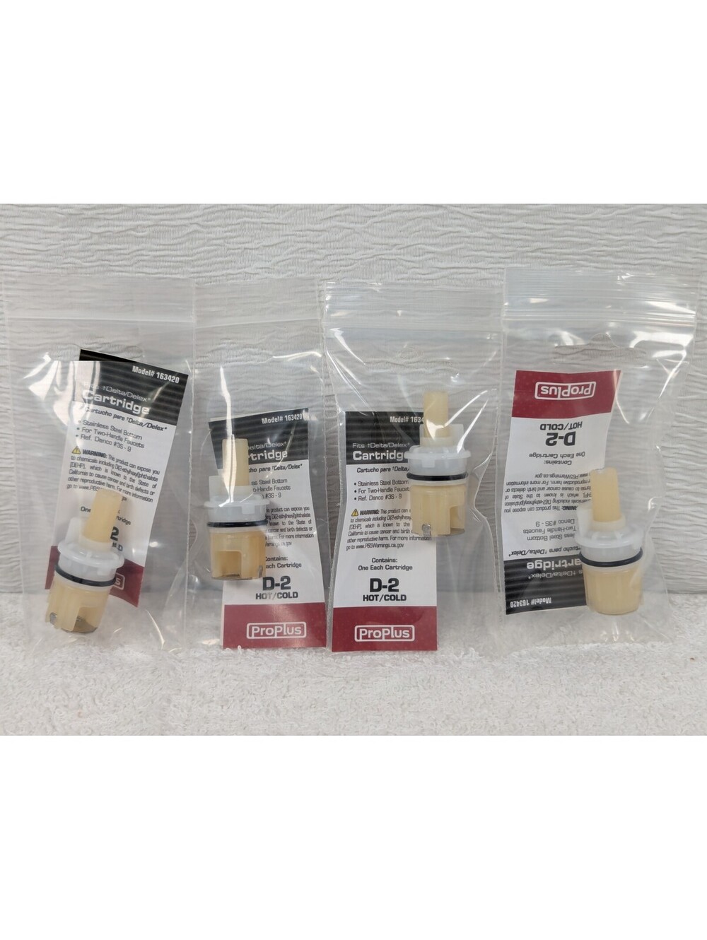 Premier - #163420 - Washerless Cartridge - Hot/Cold - 4 Pack